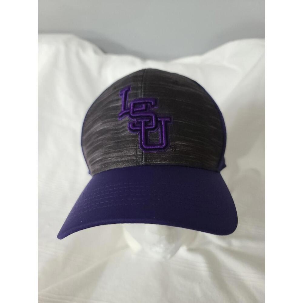 Top Of The World LSU Louisiana State University Ball Cap Black Gray/Purple EUC‎